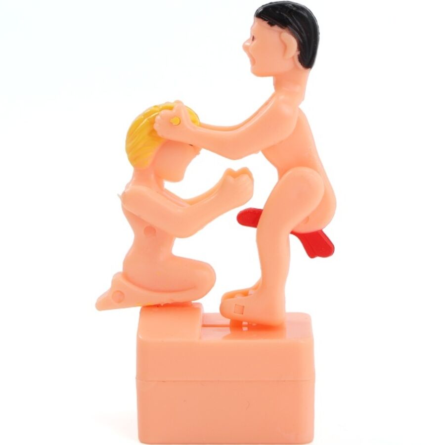 DIABLO PICANTE - MUÑECO BROMA POSTURA SEXUAL FELACIÓN CON CUERDA