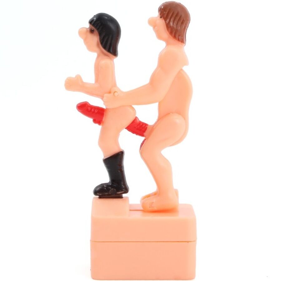 DIABLO PICANTE - MUÑECO BROMA POSTURA SEXUAL POR DETRÁS CON CUERDA HOMBRES