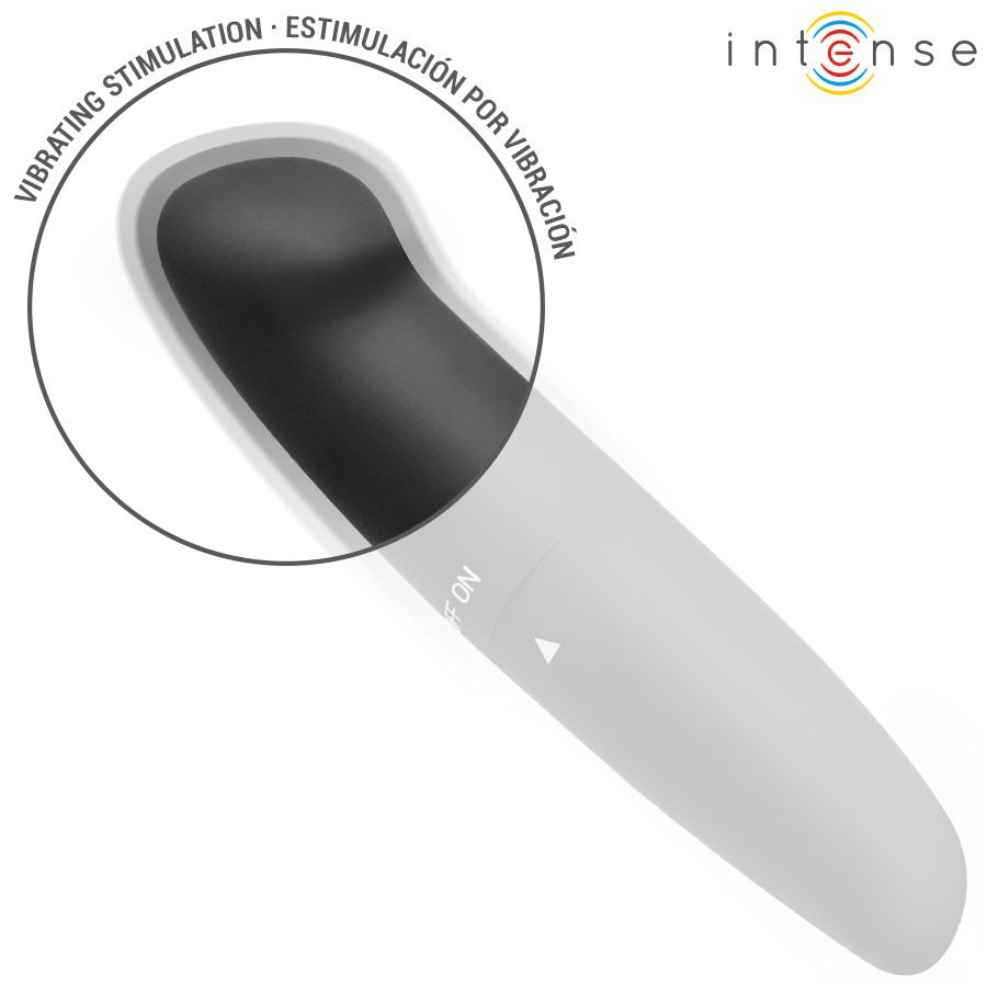INTENSE - PHIL VIBRADOR PUNTO G NEGRO 13 CM