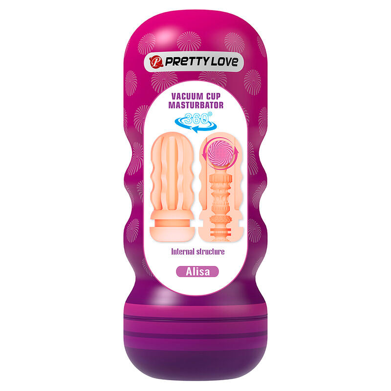 PRETTY LOVE - ALISA MASTURBADOR VAGINA CON VENTOSA Y TEXTURAS INTERNAS