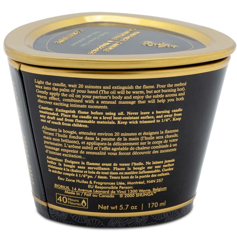 SHUNGA - VELA DE MASAJE MANGO 170 ML
