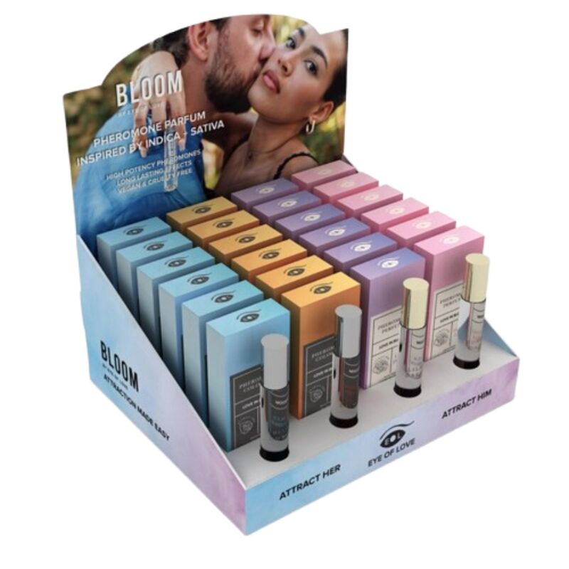 EYE OF LOVE - BLOOM EXPOSITOR 4X6 PERFUMES 10 ML