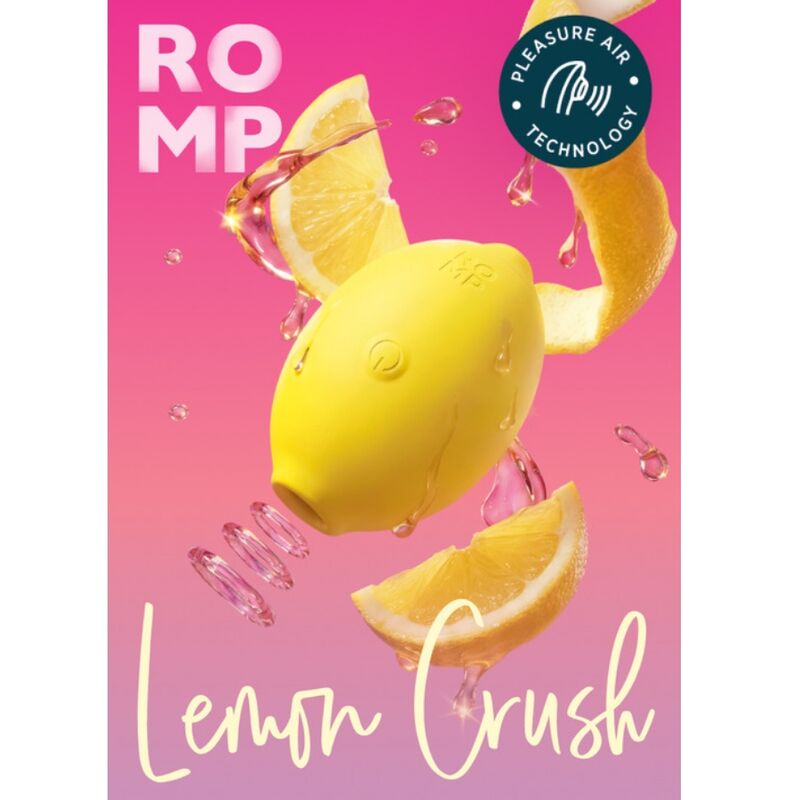 ROMP - LEMON CRUSH ESTIMULADOR DE CLÍTORIS POR ONDAS DE PRESIÓN AMARILLO