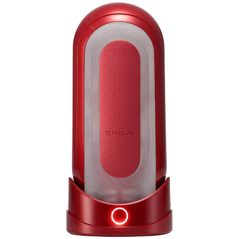 TENGA - FLIP 0 ZERO ROJO CON CALENTADOR