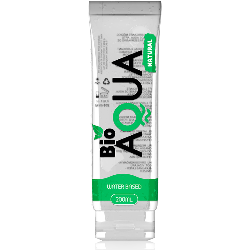 BIOAQUA - LUBRICANTE INGREDIENTES NATURALES BASE AGUA 200 ML