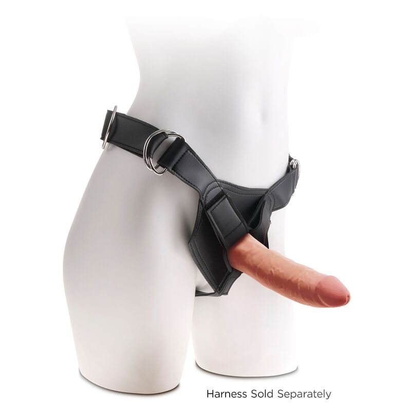 KING COCK - PLUS DILDO 3D TRIPLE DENSIDAD 18 CM