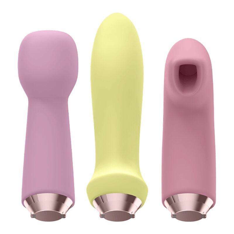 SATISFYER - MARVELOUS FOUR SET VIBRADOR & SUCCIONADOR