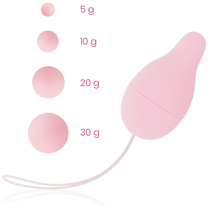 OHMAMA - DESARROLLADOR SUELO PELVICO KEGEL SISTEMA DE PESOS