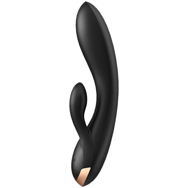 SATISFYER - DOUBLE FLEX VIBRADOR APP BLANCO