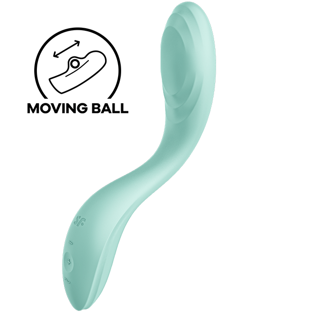 SATISFYER - RRROLLING PLEASURE VIBRADOR PUNTO G VERDE