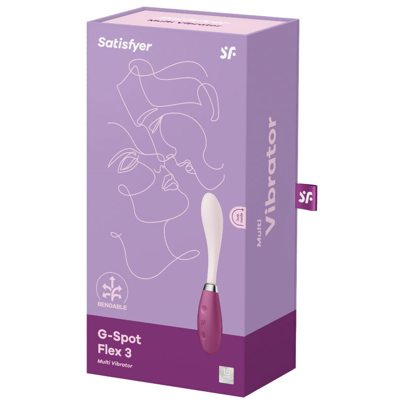 SATISFYER - G-SPOT FLEX 3 MULTI VIBRADOR GRIS