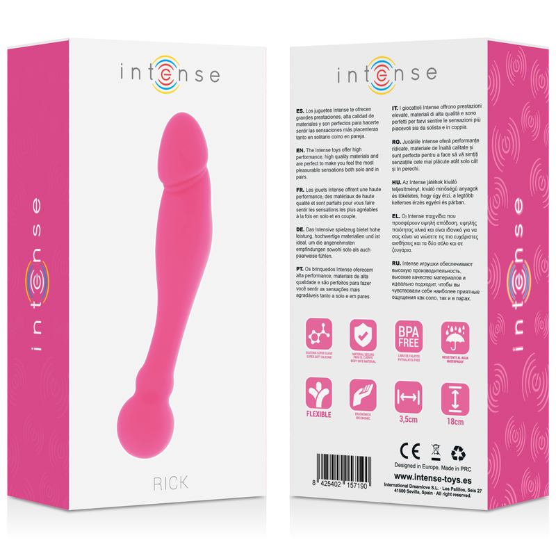 INTENSE - SILICONE RICK DUAL ROSA