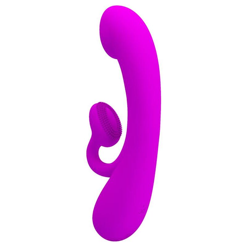 PRETTY LOVE - SINCERE VIBRADOR Y SUCCIONADOR DE CLITORIS SILICONA MORADO