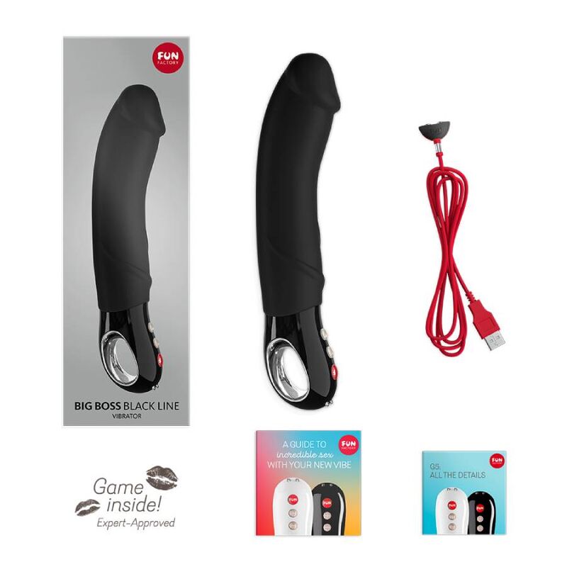 FUN FACTORY - BIG BOSS VIBRADOR NEGRO LINE