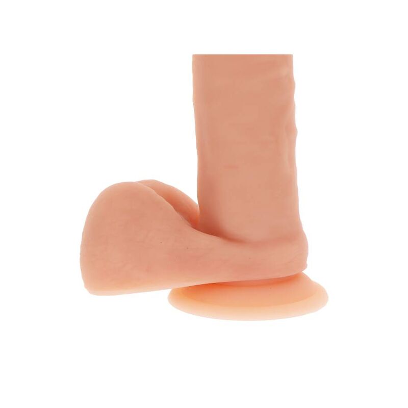 GET REAL - DILDO SILICONA 20,5 CM CON TESTICULOS NATURAL