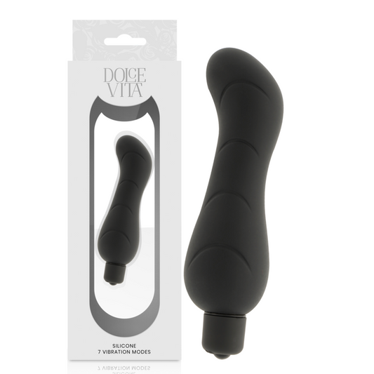 DOLCE VITA - G-SPOT VIBRADOR SILICONA NEGRO