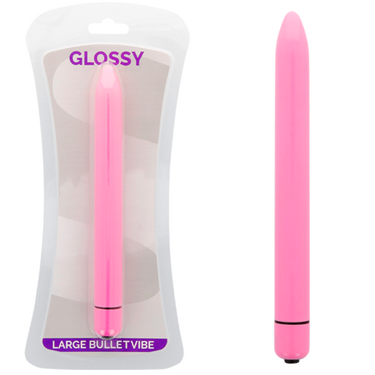 GLOSSY - SLIM VIBRADOR ROSA INTENSO