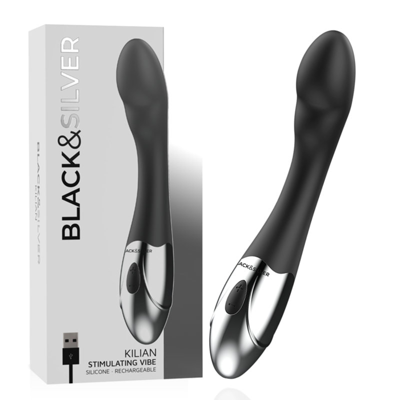 BLACK&SILVER - KILIAN VIBRADOR PUNTO G