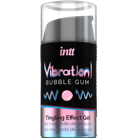 INTT - POTENTE ESTIMULANTE ÍNTIMO GEL VIBRADOR LIQUIDO CHICLE 15ML