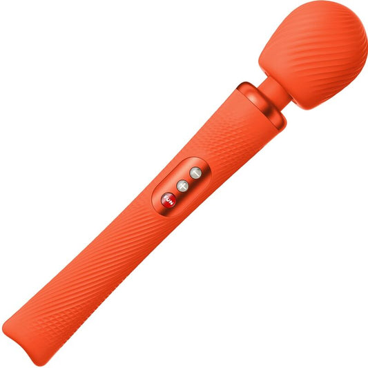 FUN FACTORY - VIM WAND RUMBLE VIBRADOR RECARGABLE SILICONA AZUL MEDIANOCHE