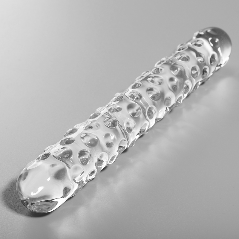 NEBULA SERIES BY IBIZA - MODELO 15 DILDO CRISTAL BOROSILICATO TRANSPARENTE 18.5 CM -O- 3 CM