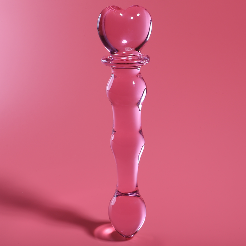 NEBULA SERIES BY IBIZA - MODELO 21 DILDO CRISTAL BOROSILICATO TRANSPARENTE 20.5 CM -O- 3.5 CM