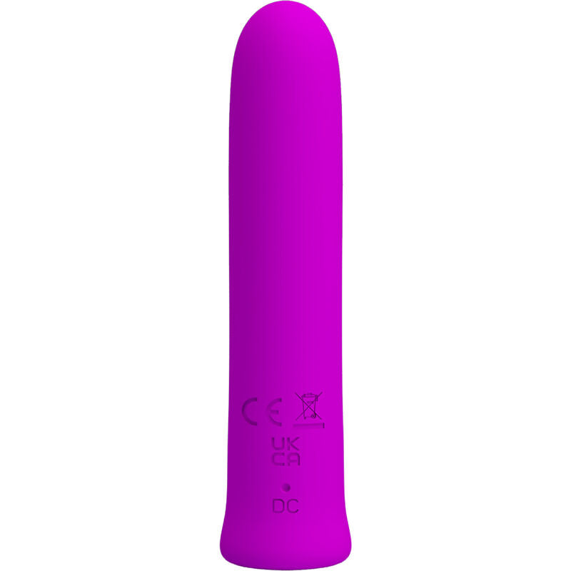 PRETTY LOVE - CURTIS MINI VIBRADOR SUPER POWER 12 VIBRACIONES SILICONA VIOLETA