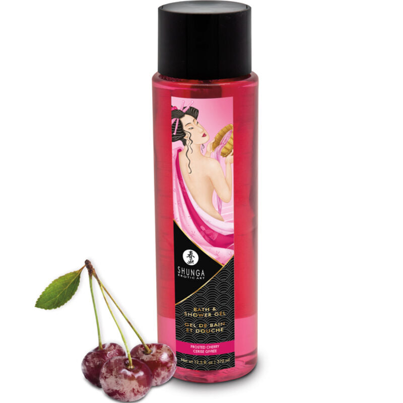 SHUNGA - GEL DE BAÑO & DUCHA CEREZA 370 ML