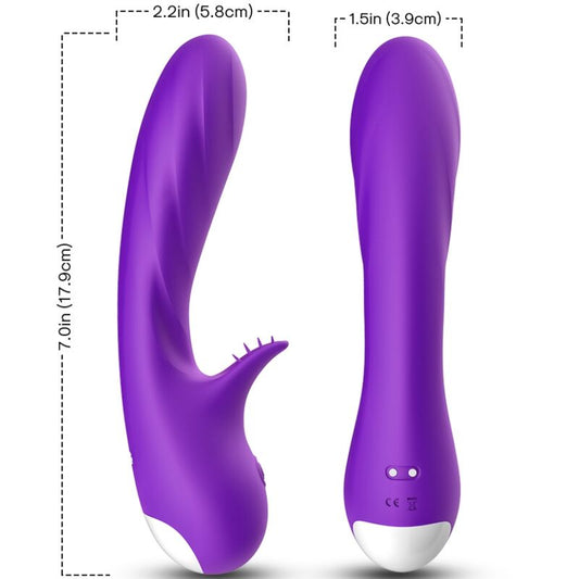 ARMONY - ROMANCE VIBRADOR CON ESTIMULADOR VIOLETA