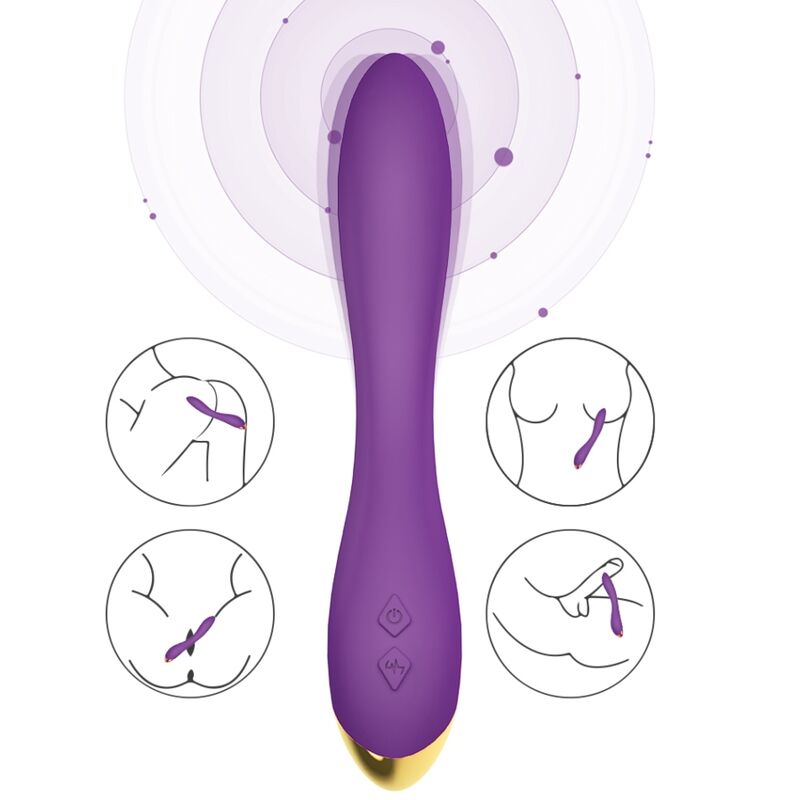 ARMONY - FLAMINGO VIBRADOR MULTIPOSICION VIOLETA