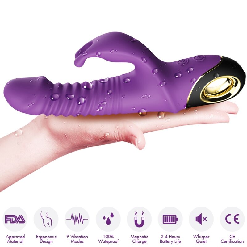 ARMONY - ZING DILDO VIBRADOR RABBIT VIOLETA