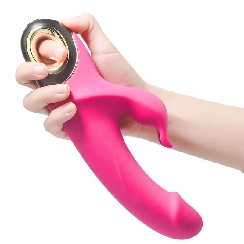 ARMONY - METEROR DILDO VIBRADOR RABBIT ROTADOR FUCSIA