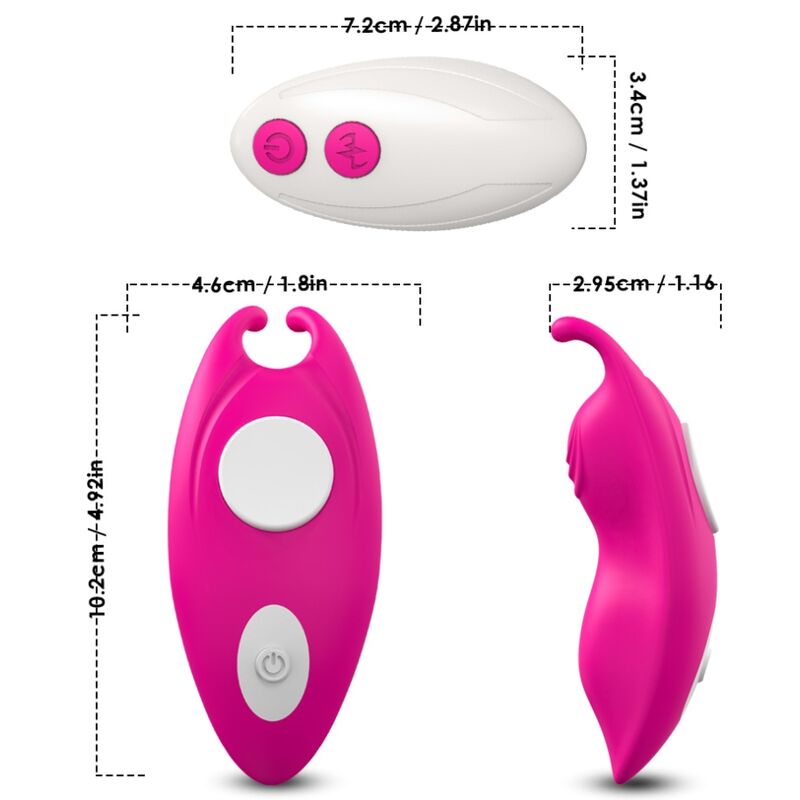 ARMONY - HONEYBEE PANTIES VIBRADOR PUNTO G CONTROL REMOTO FUCSIA