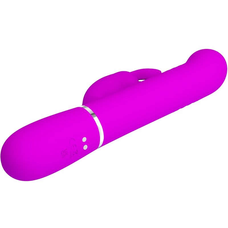 PRETTY LOVE - VIBRADOR COALE RABBIT PERLAS VIOLETA