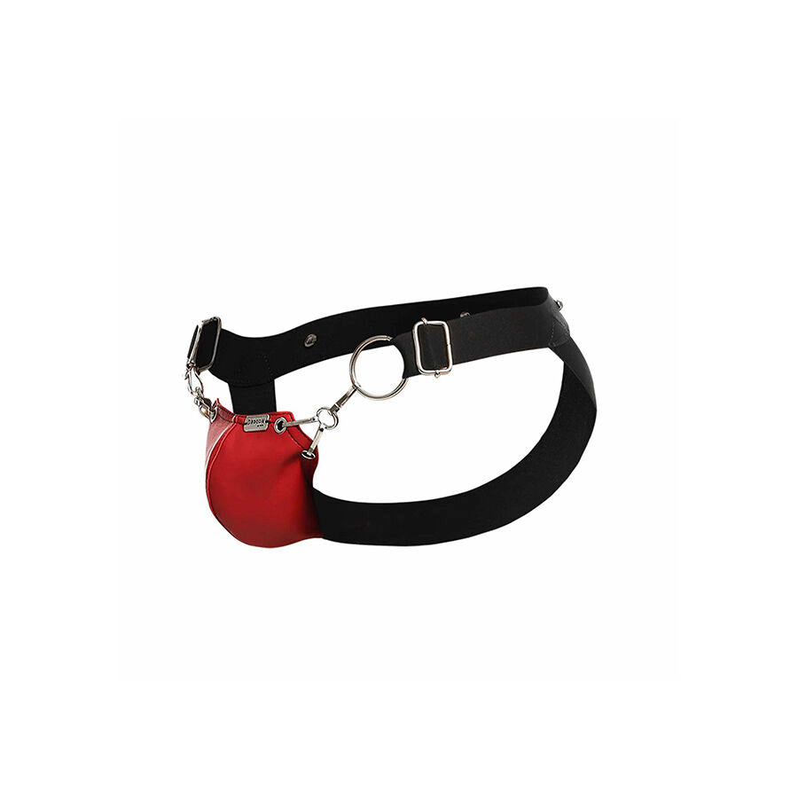MOB - DNGEON JOCKSTRAP A PRESIÓN ROJO TALLA ÚNICA