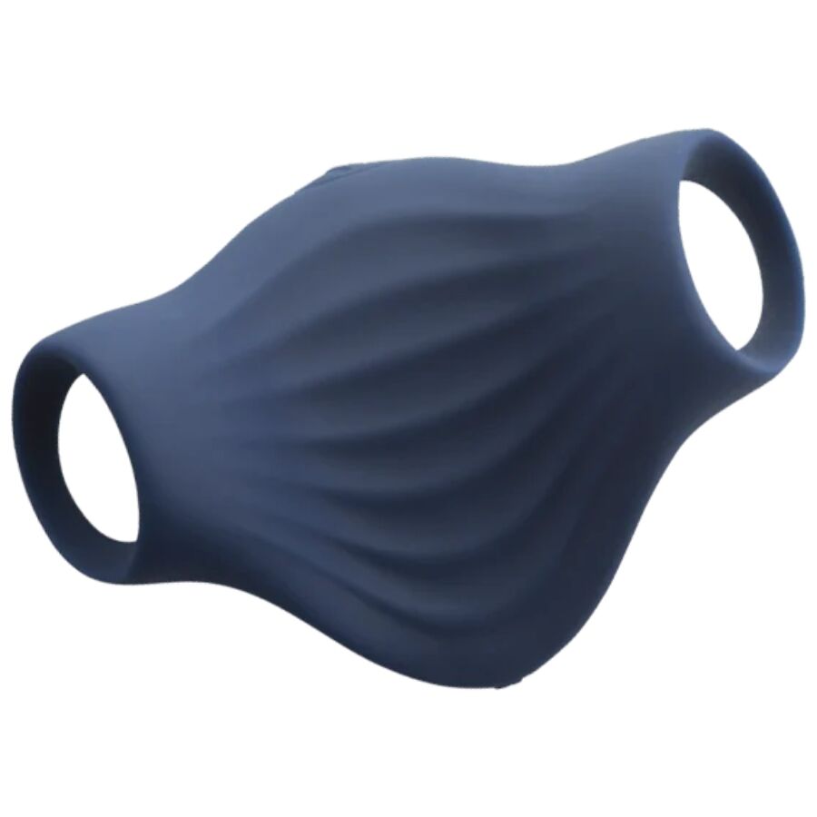 ROCKS- OFF - PALM MASTURBADOR VIBRADOR FLEXIBLE AZUL