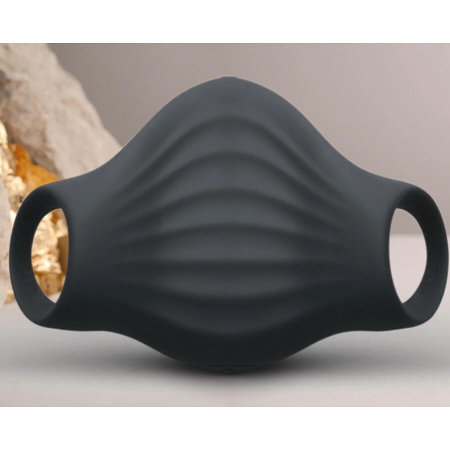 ROCKS- OFF - PALM MASTURBADOR VIBRADOR FLEXIBLE NEGRO