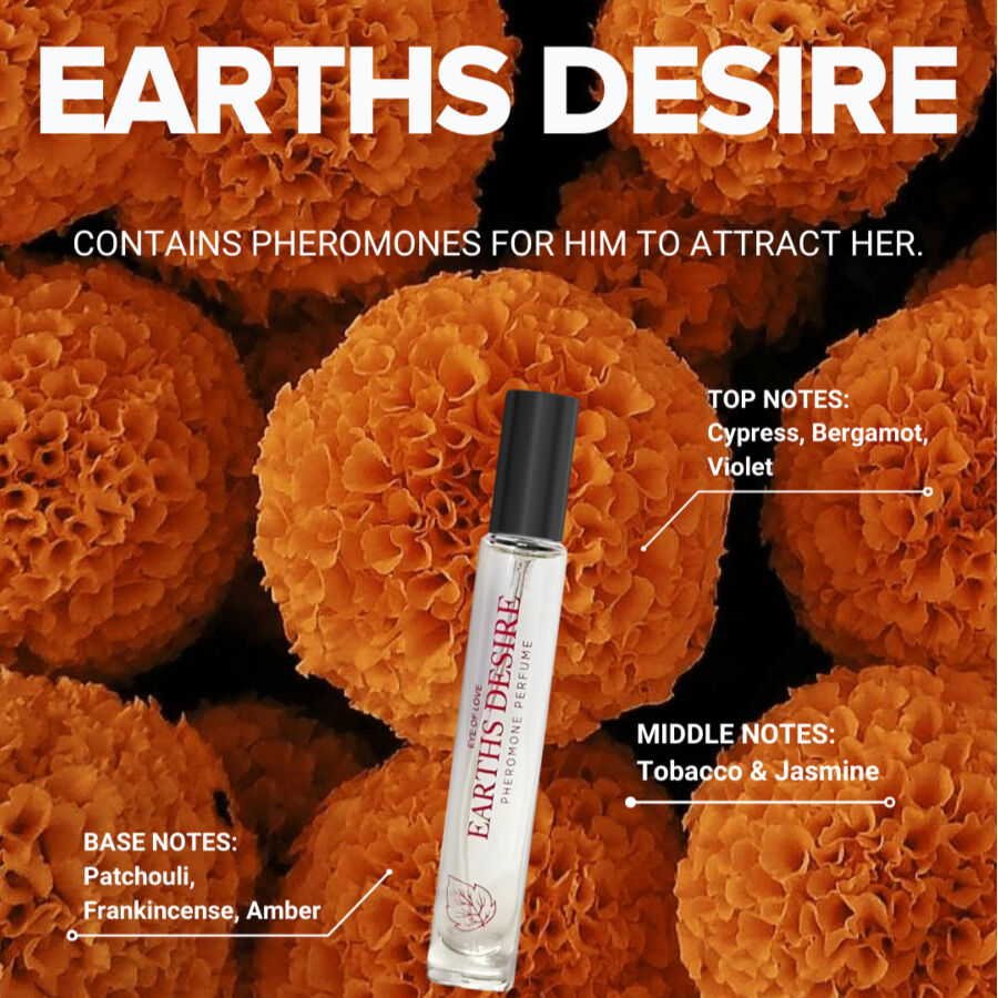 EYE OF LOVE - BLOOM PERFUME MASCULINO SATIVA EARTHS DESIRE 10 ML