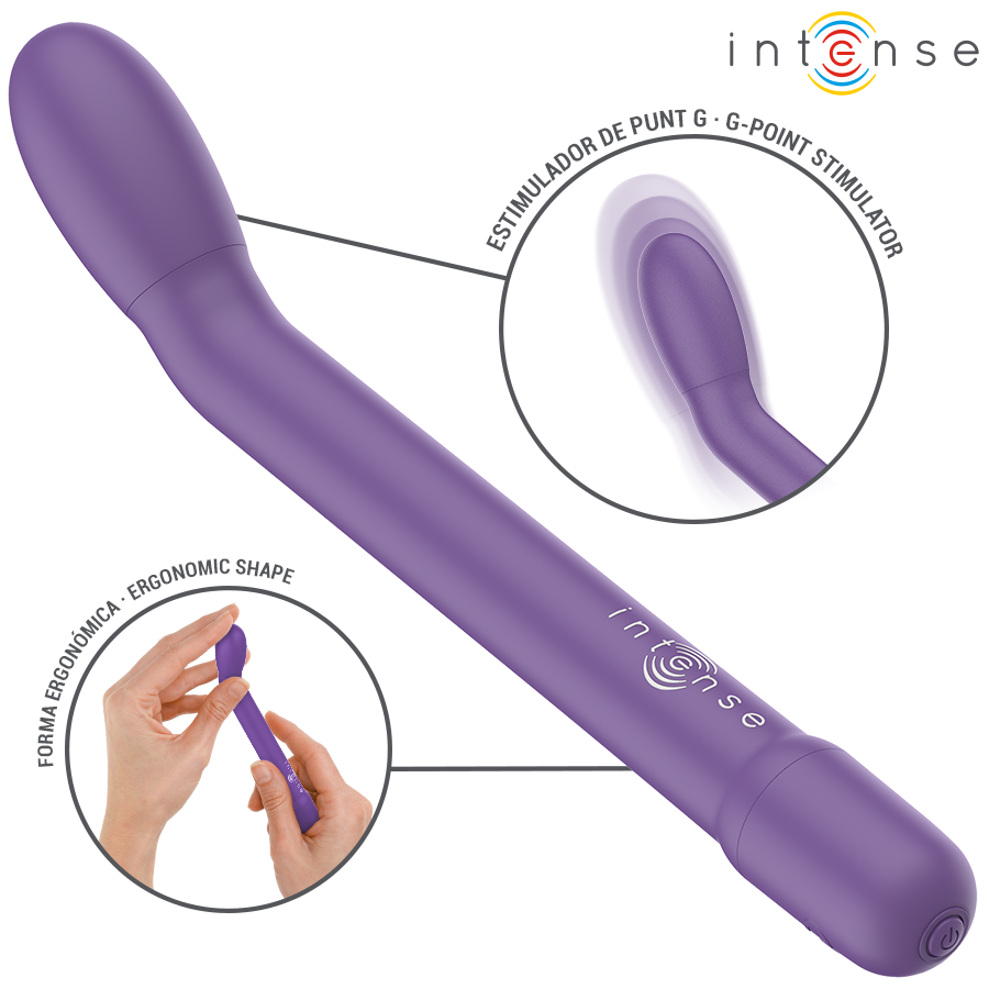 INTENSE - KARLIE ESTIMULADOR PUNTO-G RECARGABLE MORADO