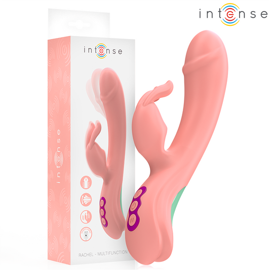 INTENSE - RACHEL VIBRADOR RABBIT 5 VIBRACIONES ROSA