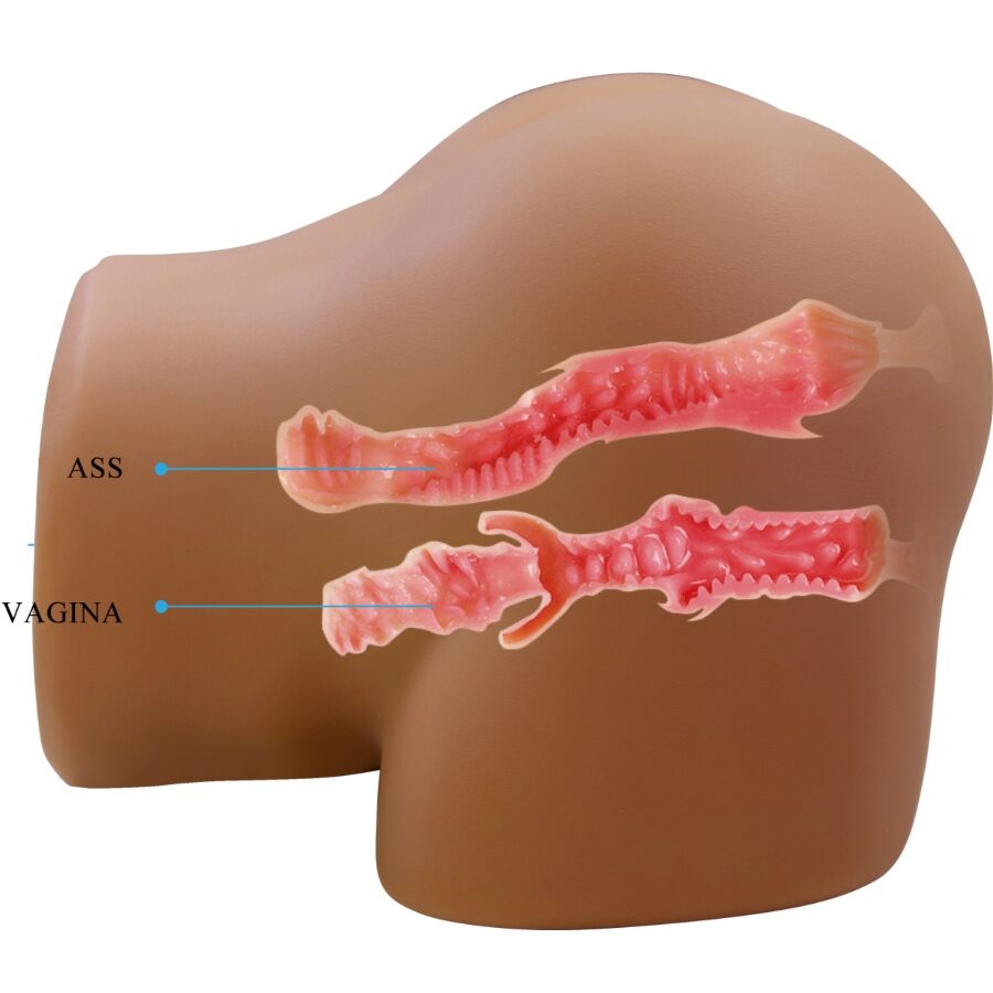 CRAZY BULL - SOPHIA TRASERO FEMENINO REALISTA VIBRADOR & SUCCIONADOR CON SONIDO 5.5 KG