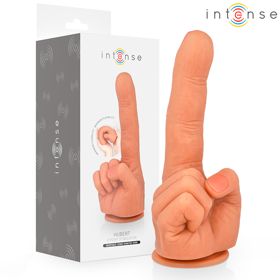 INTENSE - HUBERT ESTIMULADOR PUNTO·G MANO FLEXIBLE 14,2 CM
