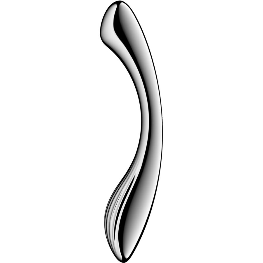 SATISFYER - PURE GRAVITY 1 DILDO ACERO INOXIDABLE DOBLE USO