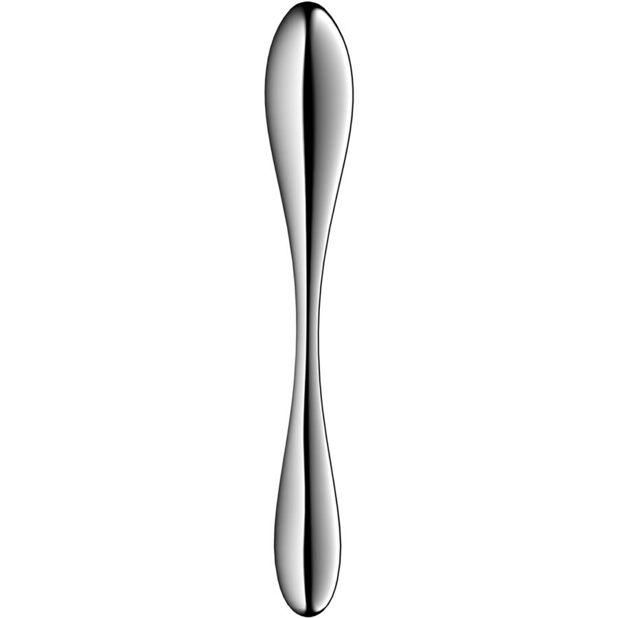 SATISFYER - STAR FORCE 3 DILDO ACERO INOXIDABLE DOBLE USO