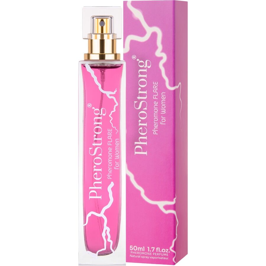PHEROSTRONG - FLARE PERFUME CON FEROMONAS PARA MUJER 50 ML