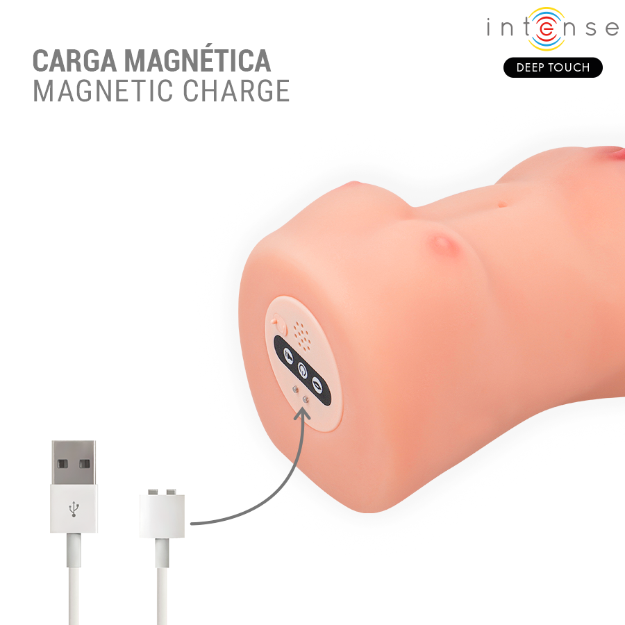 INTENSE DEEP TOUCH - CATHERINE MASTURBADOR CON VOZ VIBRADOR & SUCCIÓN