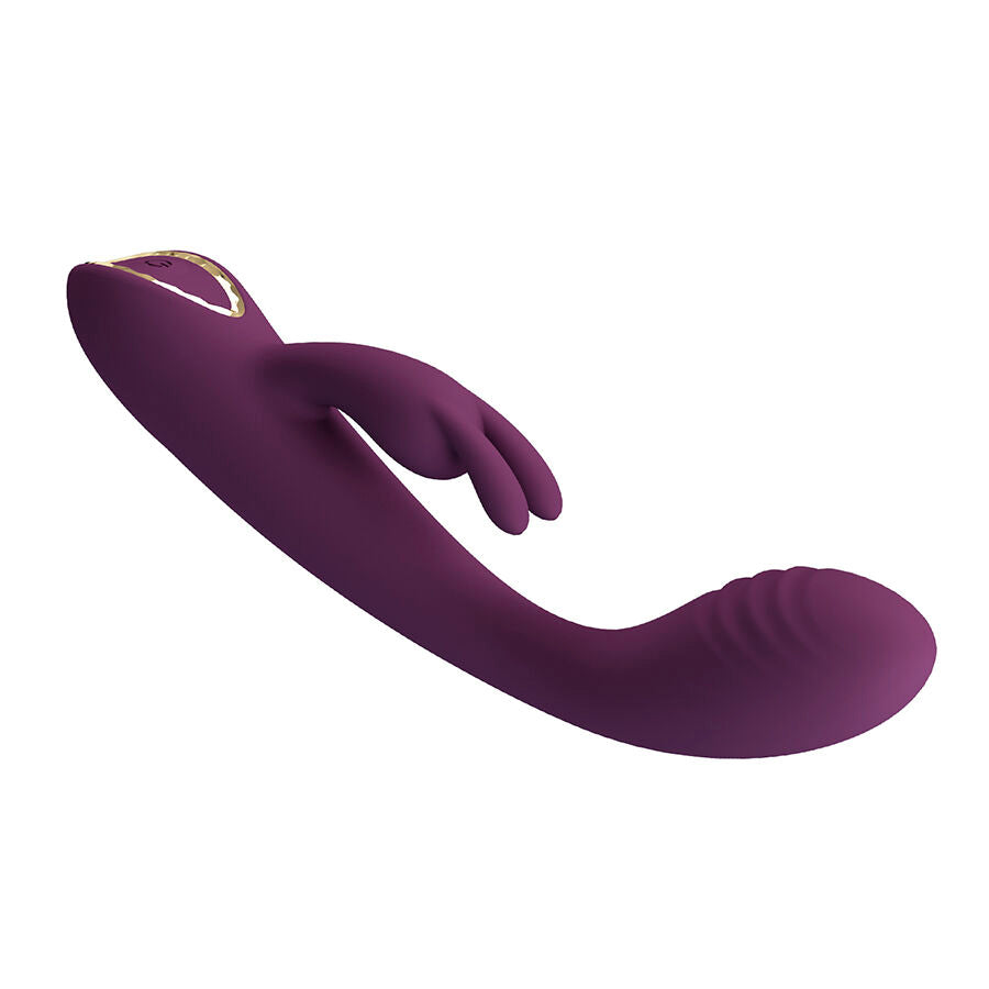 PRETTY LOVE - EMMA VIBRADOR CON ESTIMULADOR RABBIT MORADO