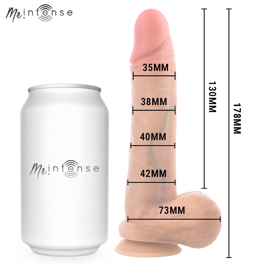 MR INTENSE - GARY S DILDO SILICONA 17.8 CM -Ø- 4.2 CM