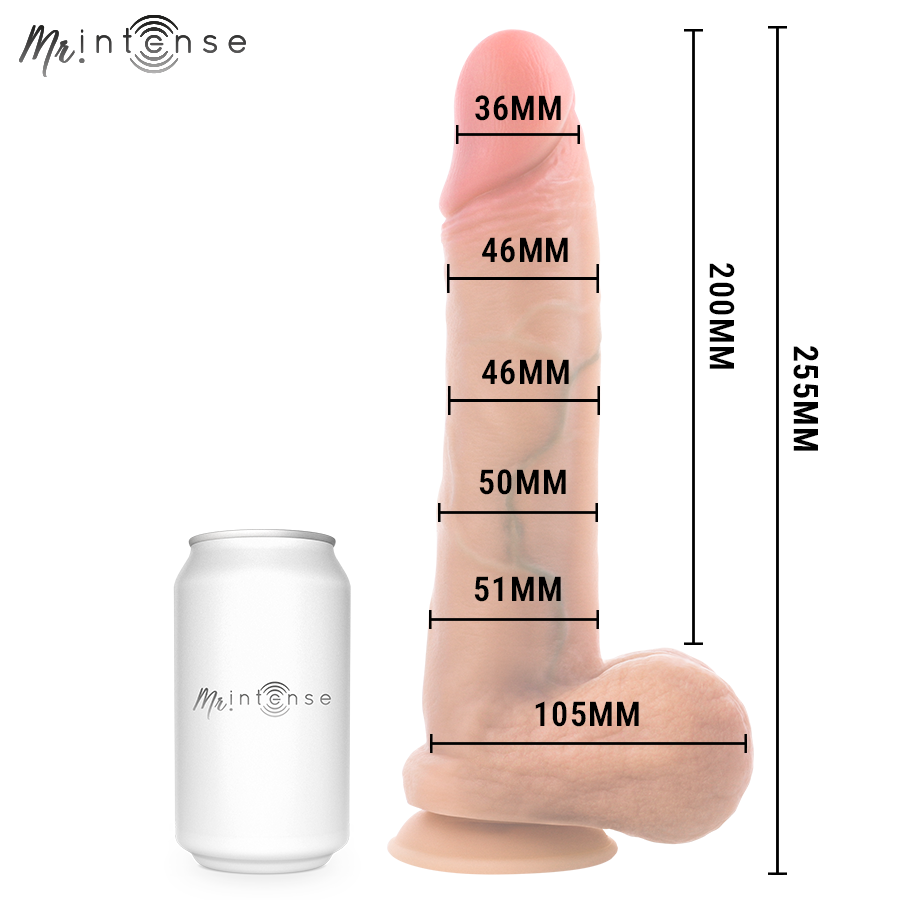 MR INTENSE - GARY XL DILDO SILICONA 25.5 CM -Ø- 5.1 CM