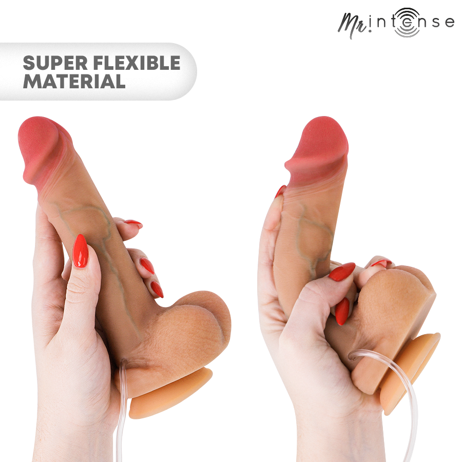 MR INTENSE - DANNY DILDO EYACULADOR SILICONA 20.5 CM -Ø- 4 CM
